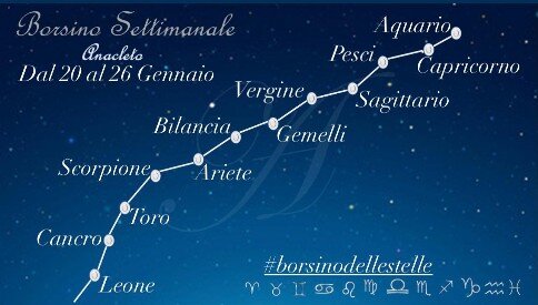 la pagella di segni zodiacali